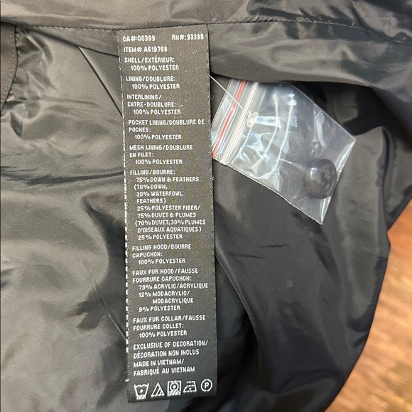 Arctic Expedition Curved Hem Down black Parka - Picture 7 of 7